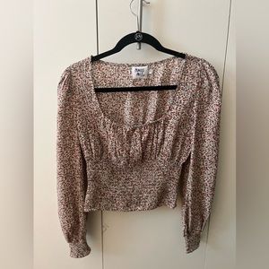 Princess Polly - long sleeve puff sleeve floral top